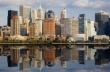 Image of Lower Manhattan and the Hudson River.
